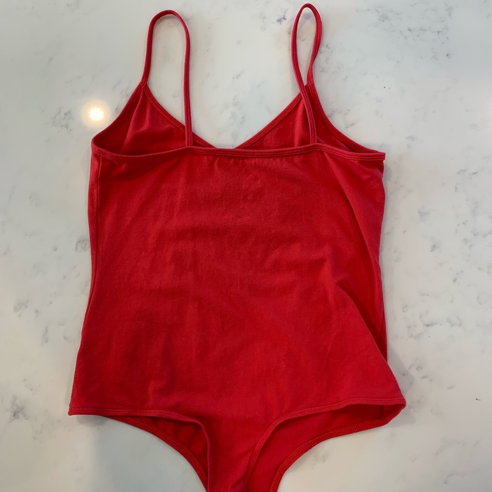 Pacsun Red Thong Bodysuit